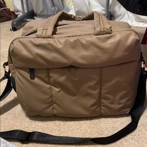 Calpak Tan Duffel Bag for Men